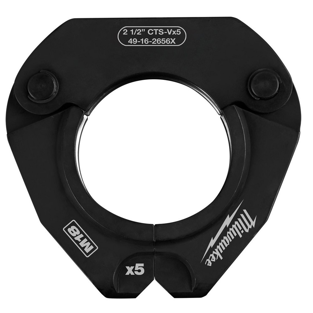 Presser Replacement Jaws; Type: CTS-V Pivoting Press Ring ; Jaw Size Range: 2-1/2